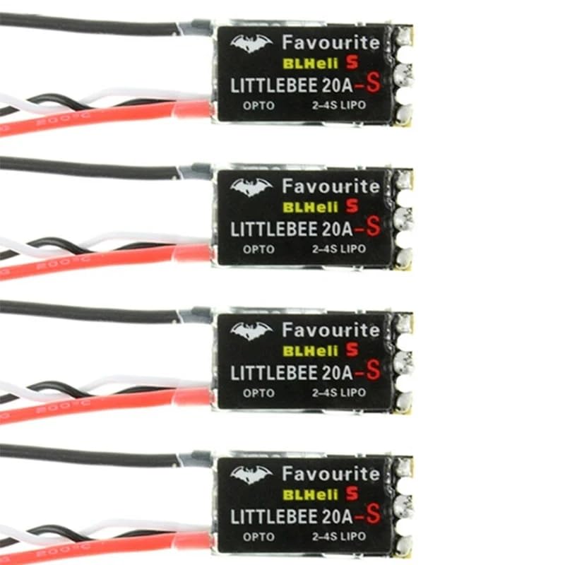 2 x FVT Little Bee BLHeli-S SPRING 20A Brushless ESC 2-4S prend en charge Mulits 2 x FVT Little Bee BLHeli-S SPRING 20A Brushless ESC 2-4S prend en charge Mulits