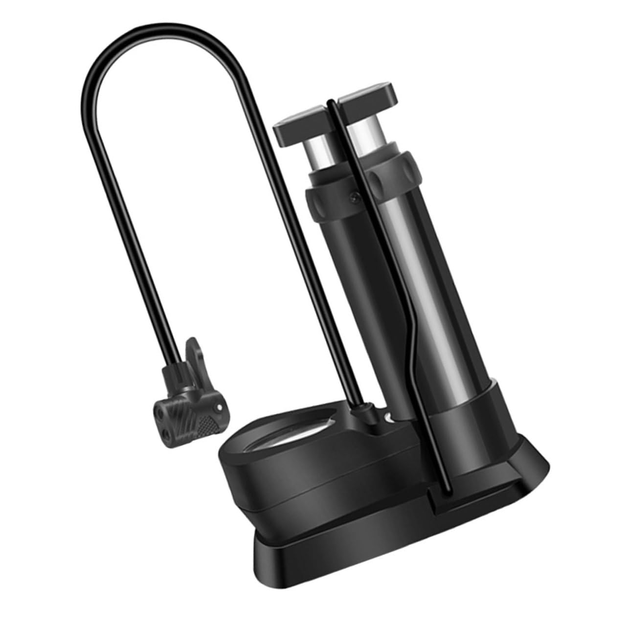 Pompa Per Bicicletta Con Tubo Pompa Ad Aria Per Gonfiabili Per Bicicletta Con Manometro Ad Aria Versatile