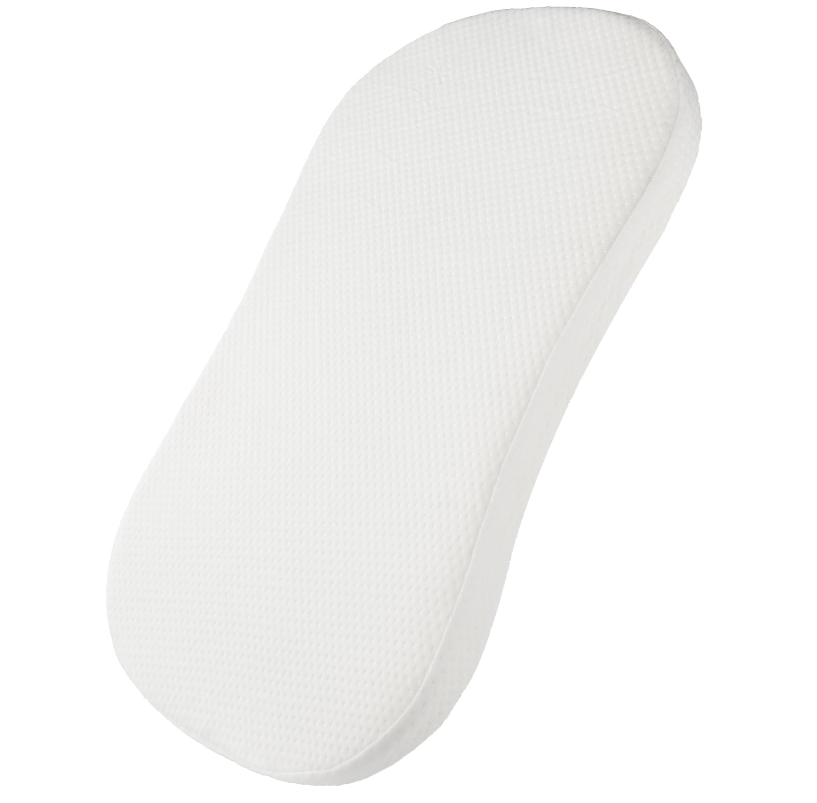 Mecc ecoh Baby Bassinet Mattress, 100% Breathable Cover, Water-Resistant Lining, Hourglass 30"x18"x2" Fit for Halo BassiNest Bassinet Series