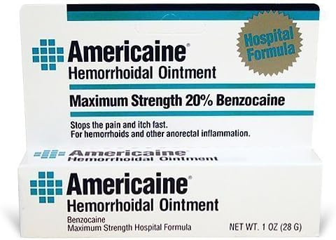 Americaine Hemorrhoidal Ointment, 1-Ounce Boxes (Pack of 6)