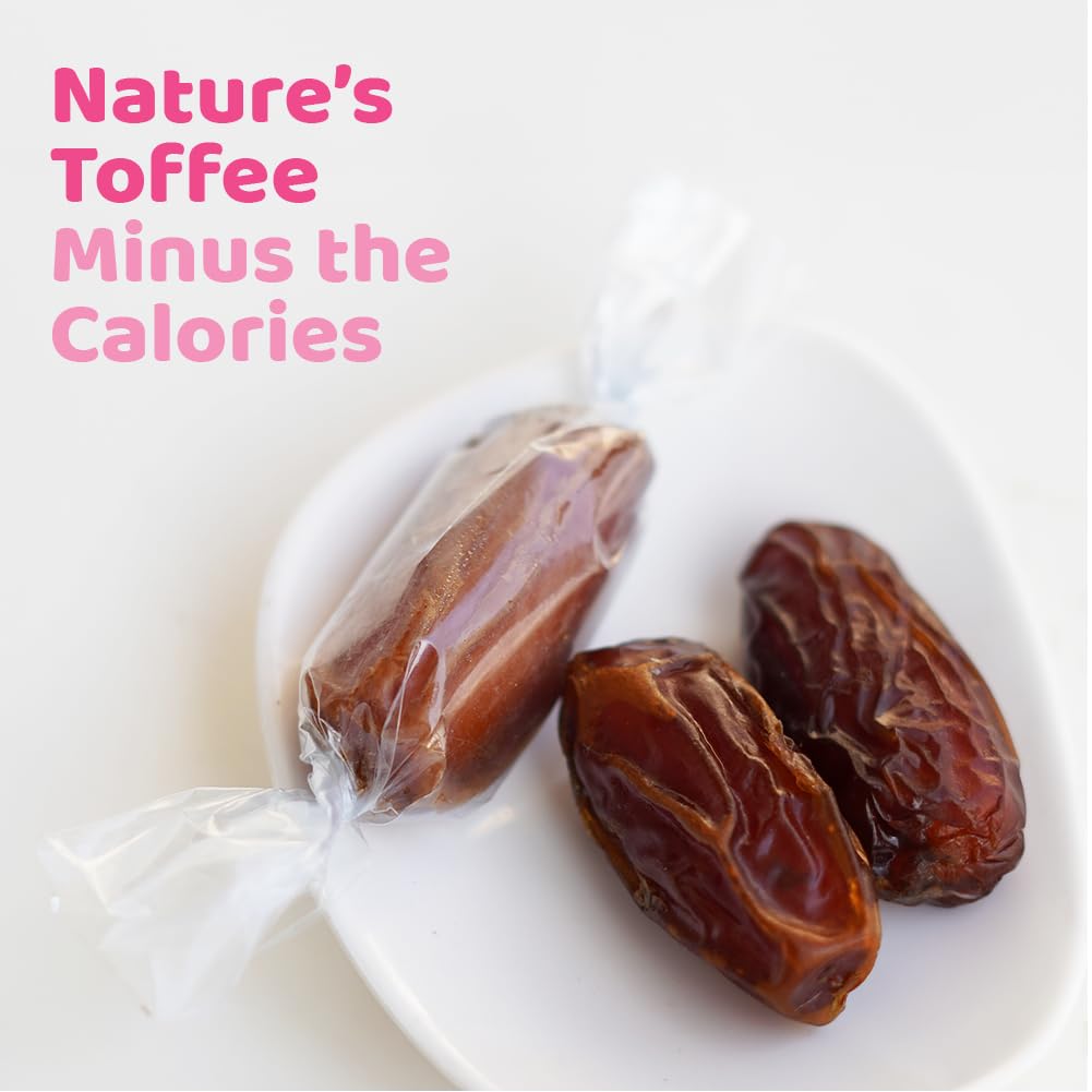 Flyberry Gourmet Mabroom Dates (Khajoor/Khajur) 200g | 100% Natural | Rich in Calcium, Iron and Potassium | Instant Energy 1