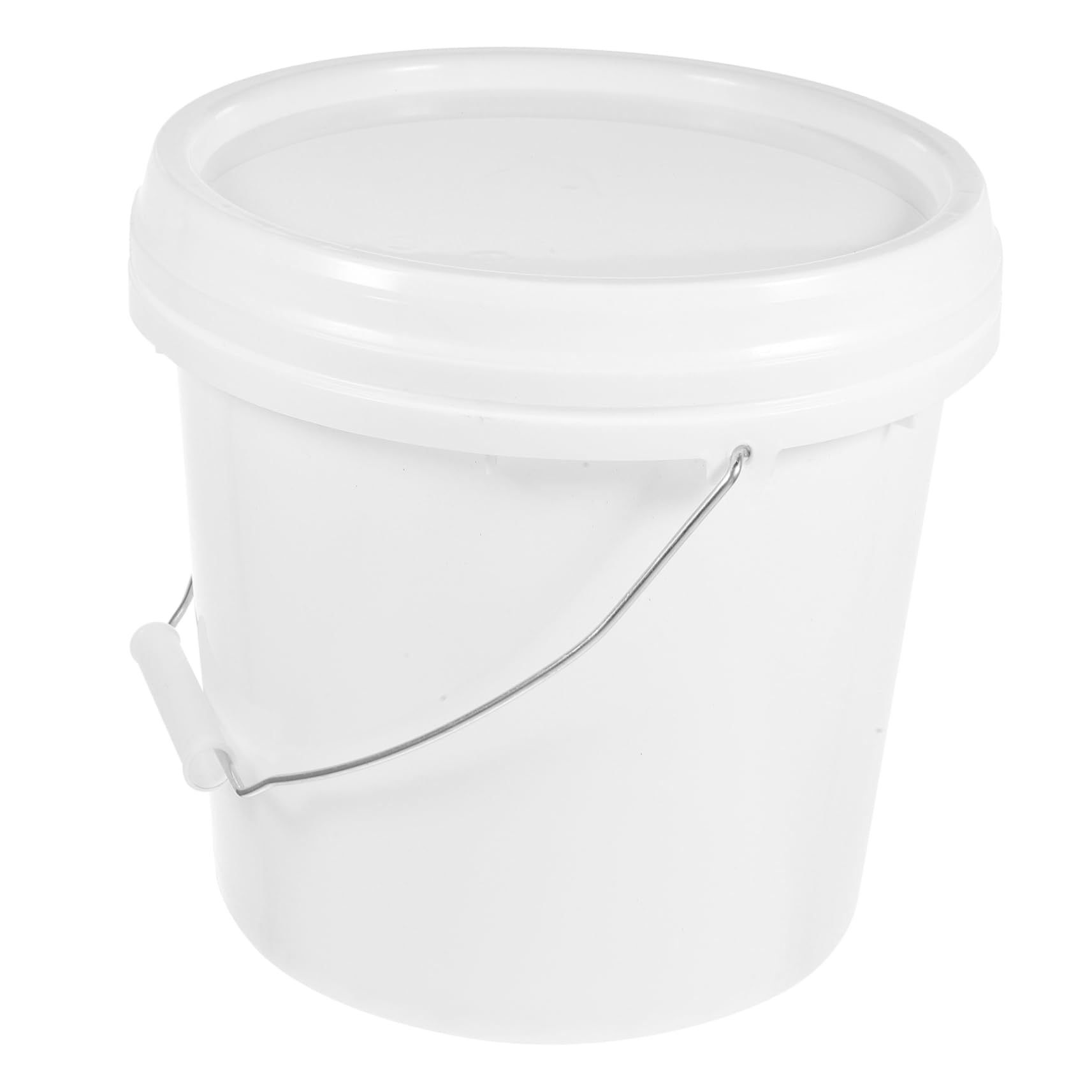 2piezas Cubo Plástico Sellado Tapa Cubeta De Pintura Conveniente y Ligera para Almacenamiento y Envasado De Alimentos