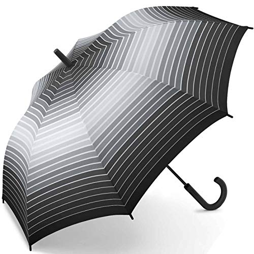 Preisvergleich Produktbild Esprit Stockschirm Long AC Gradient Stripes - Black