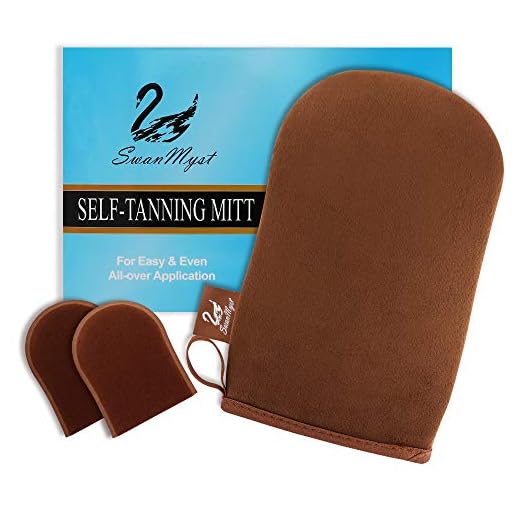 SwanMyst - Manopla de bronceado