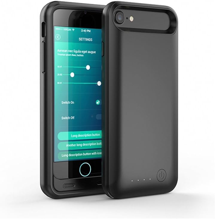 iPM Apple Certified Charger Case for iPhone 7/7+
