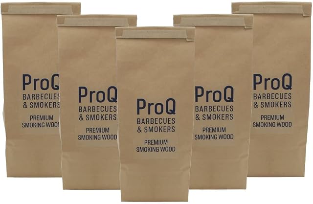 ProQ Premium Smoking Wood Dust (5 x 1.2L Variety Pack) - Food Smoker Dust - Cold Smoking Dust - Apple, Beech, Cherry, Whiskey Oak & Oak Flavours
