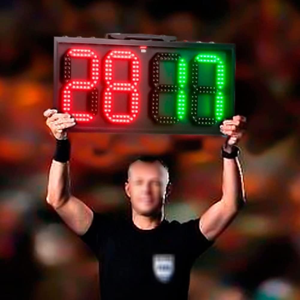 Basketball Digital Scoreboard, Injury Time Display Electronic Board, Football Match Equipment, Football Referee Replacement Board, Match Single Side Display