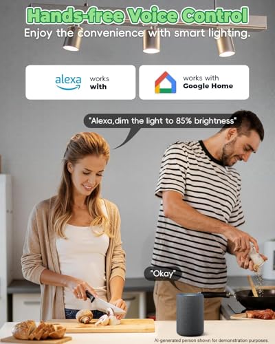 Image of Upgraded Smart WiFi MR16 LED Bulbs Dimmable, RGBW MR16 LED Bulb Color Changing, GU5.3 Bi-pin Base, Multicolor CCT Tunable, Memory Function, Music Sync for 12V Low Voltage Spotlight 4-Pack