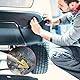 100W 220V Kunststoff Schweißgerät Lötkolben Set, Kunststoff Schweißen, Lötkolben Reparatur-Set mit 1 Lötkolbenmaschine, 2 Große und Kleine Lötkolbenspitze, 20 Stck Schwarz und Weiß Schweißstäbe