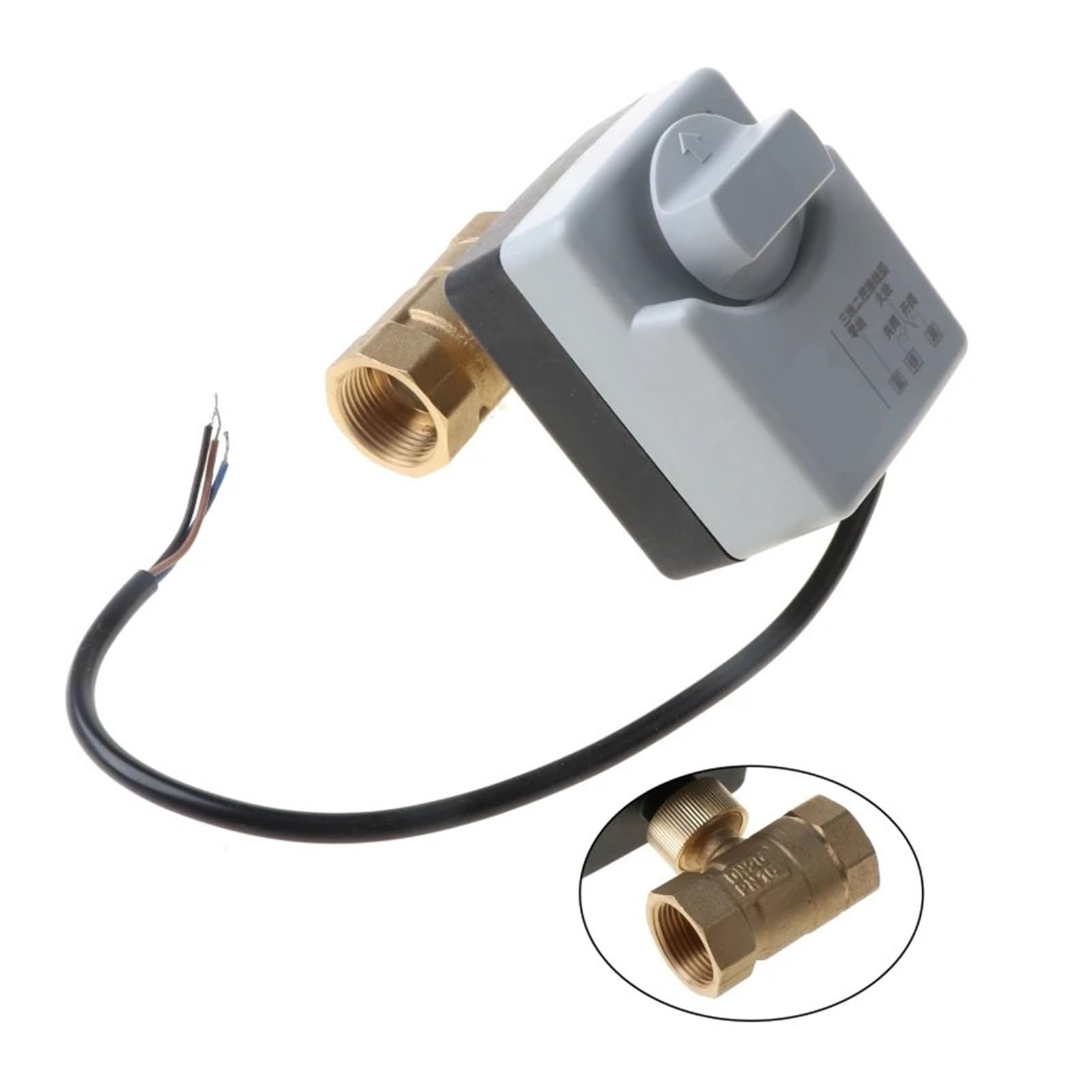 Actionneur électrique DN15 manuel pour éviter les blocages de vanne eau