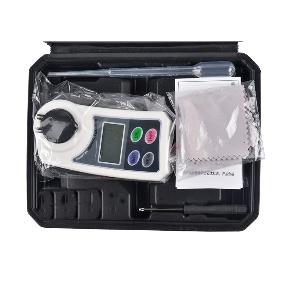 Graigar AMSZ Digital Refractometer High-Precision Fruit Sugar Content Tester 0.2Brix Accuracy