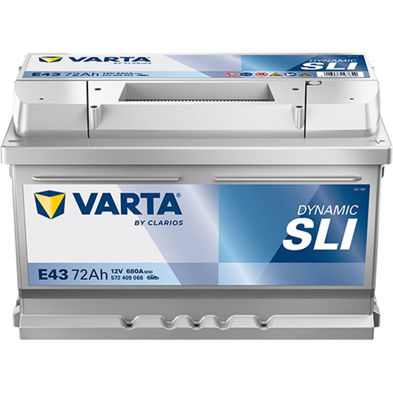 VARTA Batería 72, Ah 680, A/EN 572409068K262 L 278mm B 175mm H 175mm Compatible con VW Lupo/Lupo 3L 6X1, 6E1 Transporter T3 Bus 25 Bora Sedán 1J2 Transporter T3 Furgoneta 24, 25 Bora Variant 1J6