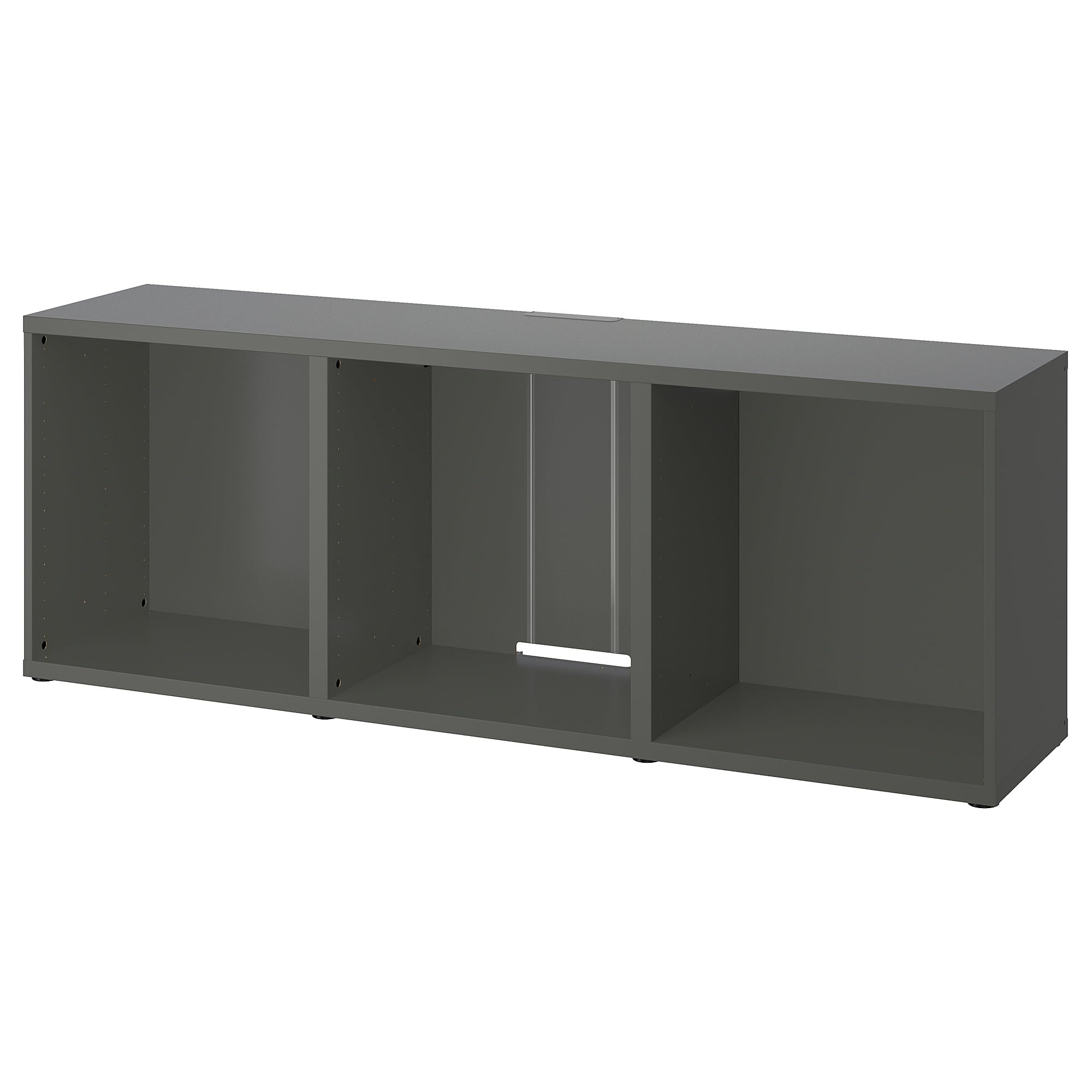 Meuble TV ProTuning BESTA grand rangement gris foncé 180 cm
