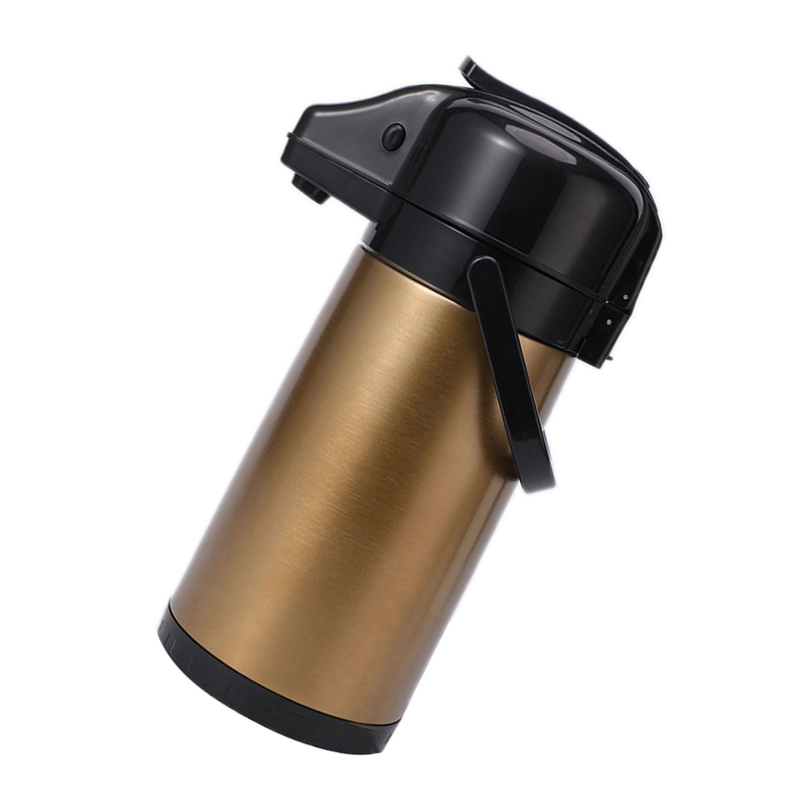 Zxfdsfdbnm Efficient 2500ml Stainless Steel Vacuum Bottle with Easy Press Pump for Household Hot Pitcher with