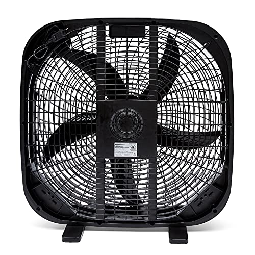 Amazon Basics 3 Speed Box Fan, 20-Inch #TOP2