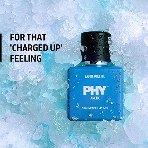 Image of Phy Arctic | Eau De Toilette | Icy Aqua + Energizing Patchouli | Icy Freshness | Premium Fragrance For Men | Everyday Perfume | Long-Lasting Fragrance | 100% Vegan | 50 ml