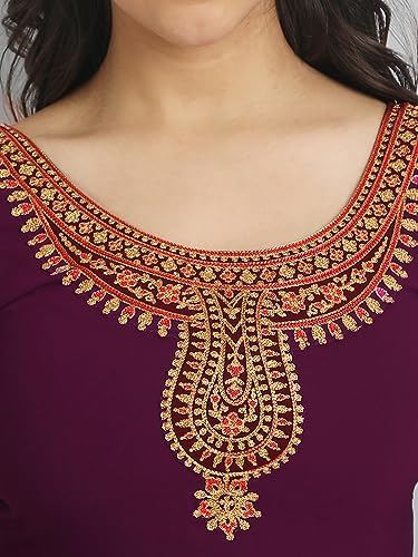 Image of Femvy Designer Georgette Embroidred Kurti for Women 82