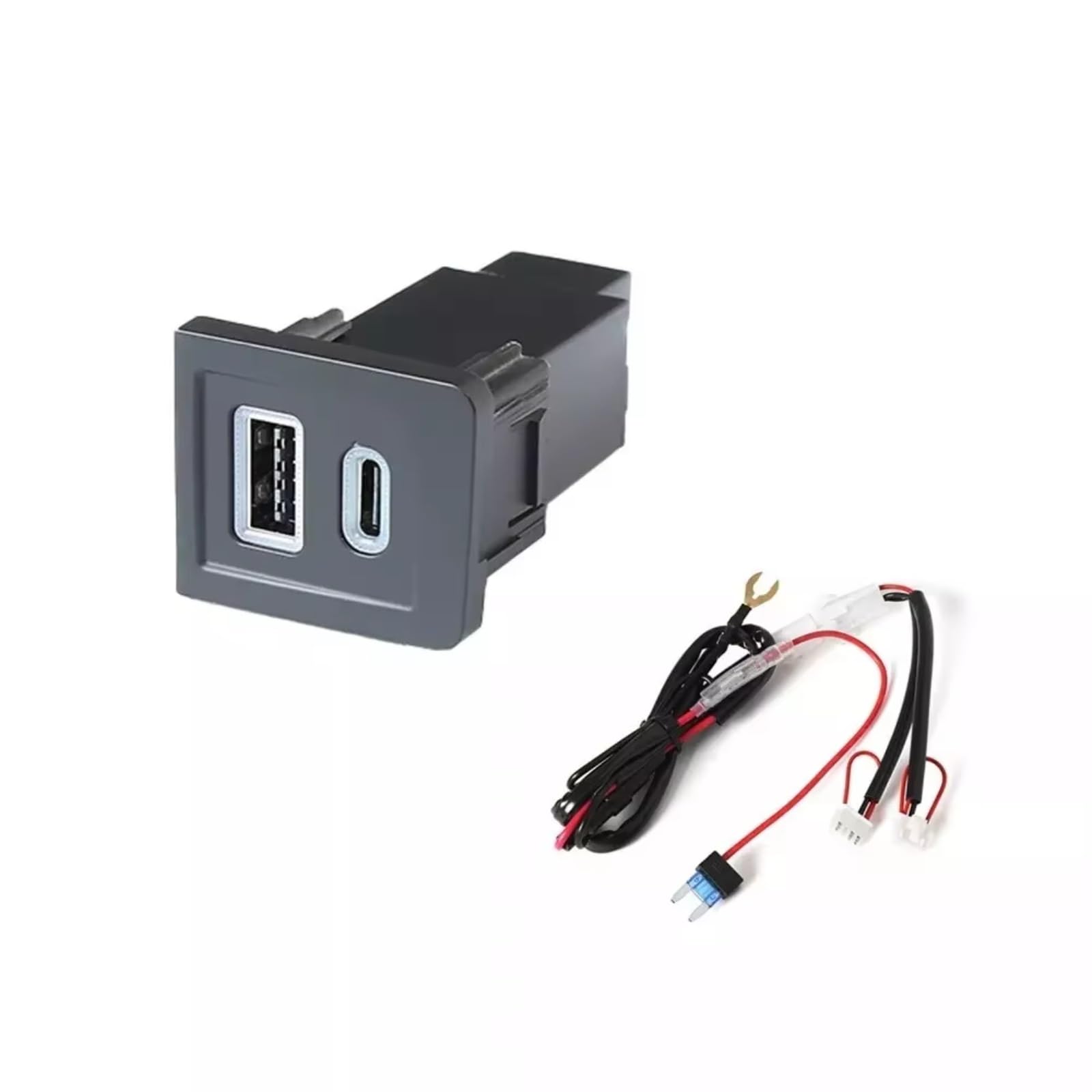 Console Centrale Porta USB Compatibile Con Per T5 Auto Caricabatterie PD Ricarica Rapida QC3.0 Presa Adattatore Ricarica Telefono Porta USB