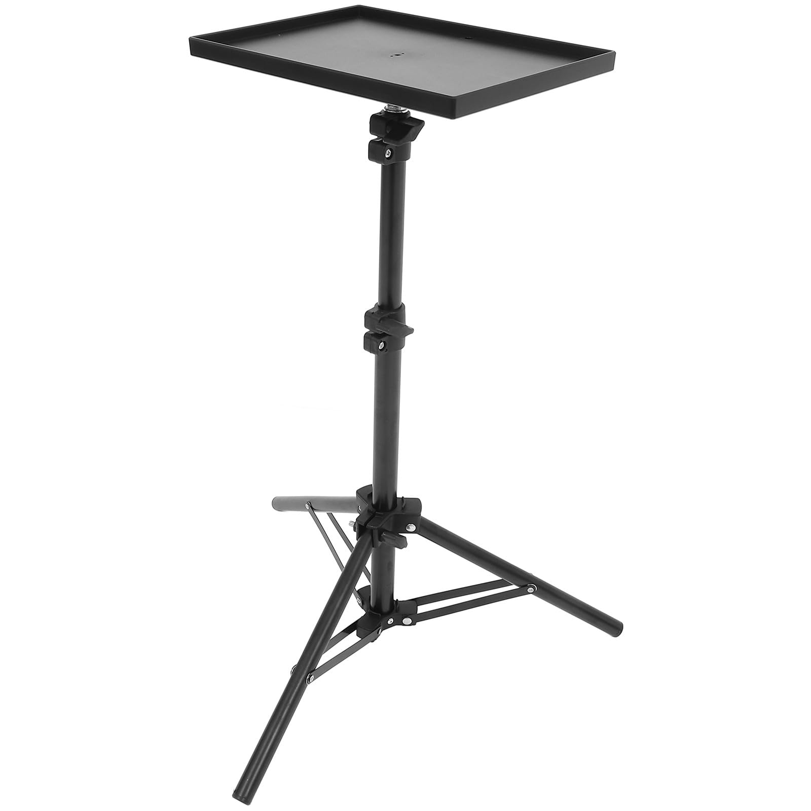 ERINGOGO Treppiede per Proiettore da Tavolo Asta Telescopica, Supporto Regolabile per Computer Portatile, per Film, Dj Rack e Uso Domestico