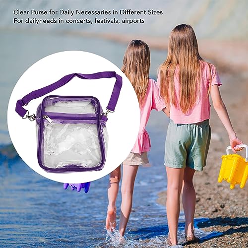 Clear Messenger, Transparent Material, with Strap, Ideal for Travel and Daily Use, Quick Access, and Versatile3