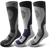 TOBEHIGHER Wool Ski Socks, Thermal Warm Thick Knee...