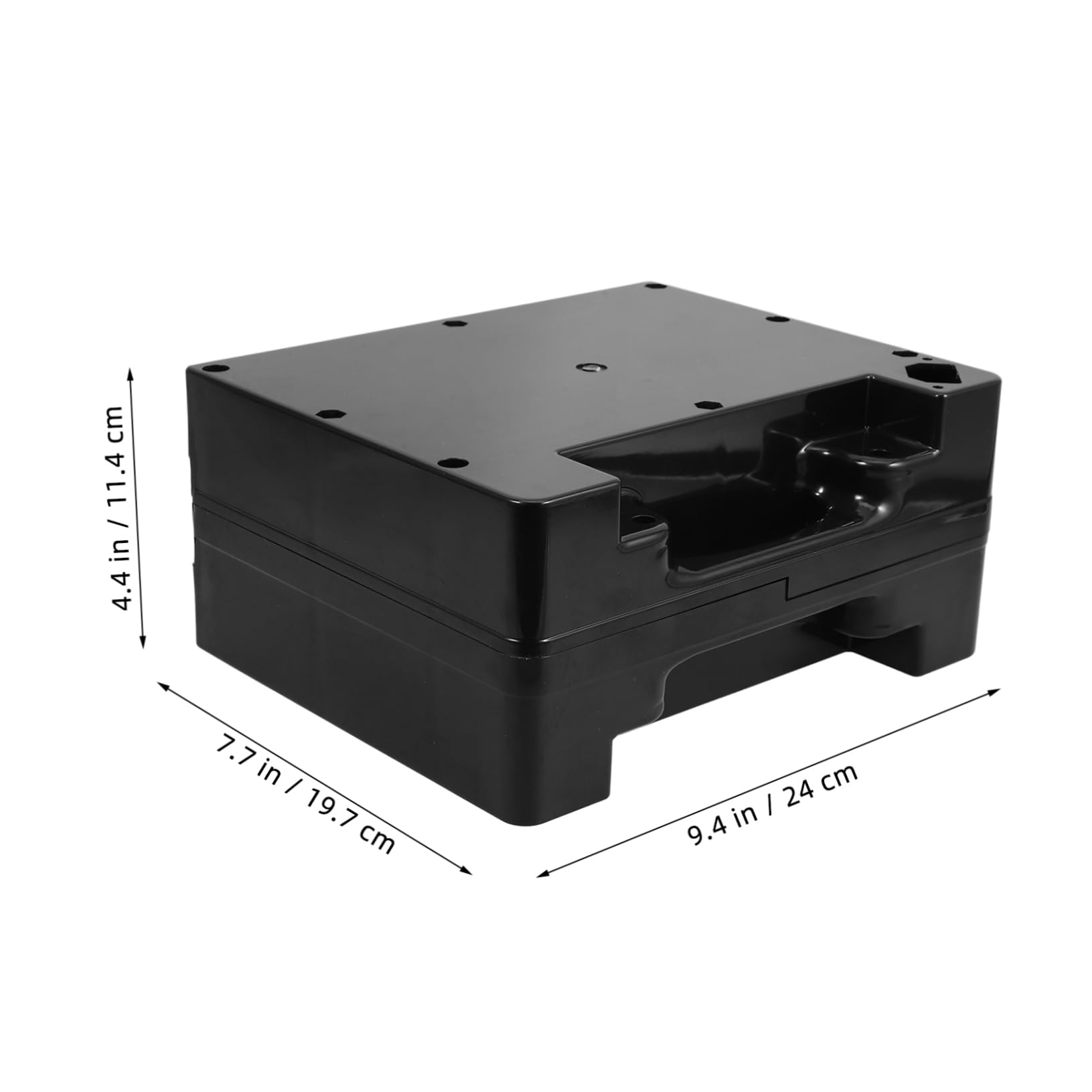 VALICLUD Scatola Batteria in Plastica Per Sedia Rotelle Elettrica Supporto Batteria Per Stoccaggio e Trasporto Custodia