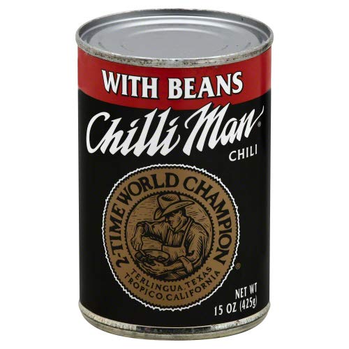 Chilli Man Chile con frijol - 15 oz (paquete de 2) disponible en Yaxa Peru