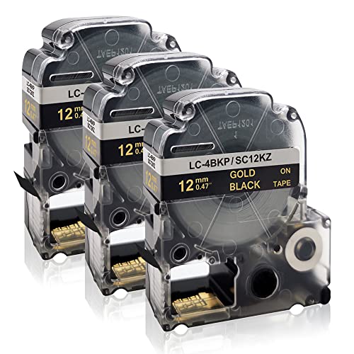 �L���O�W���Ή� �e�[�v�J�[�g���b�W SC12KZ 3�Z�b�g ���n������ 12mm���E����8m �݊��e�[�v PRO ���S�� SR-GL1 SR150 SR250 SR970 SR670 SR750 SR950�ȂǑΉ�