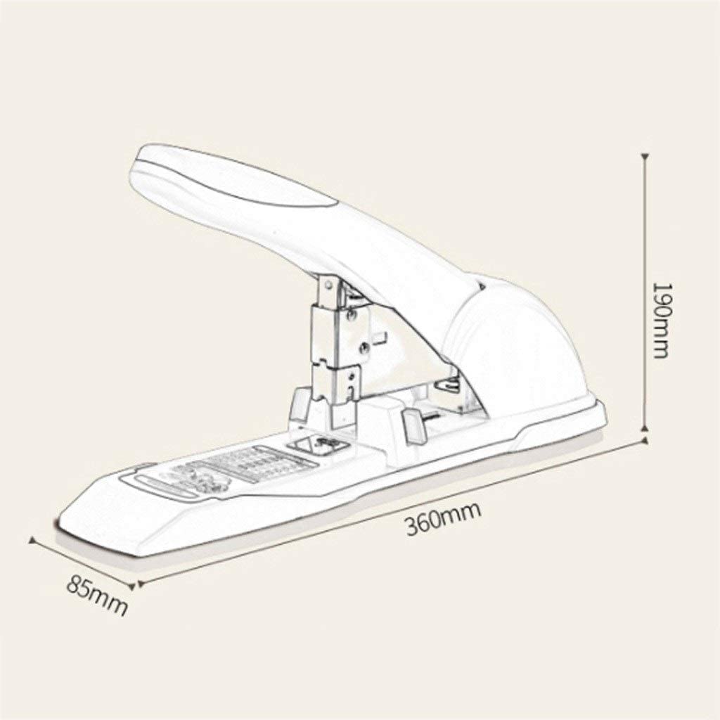 fhda Hochleistungs-Tischhefter, tragbarer, langlebiger Hefter, 120 Blatt (70 g/m²), Büro-Finishing-Zubehör, Schreibtisch-Hefter