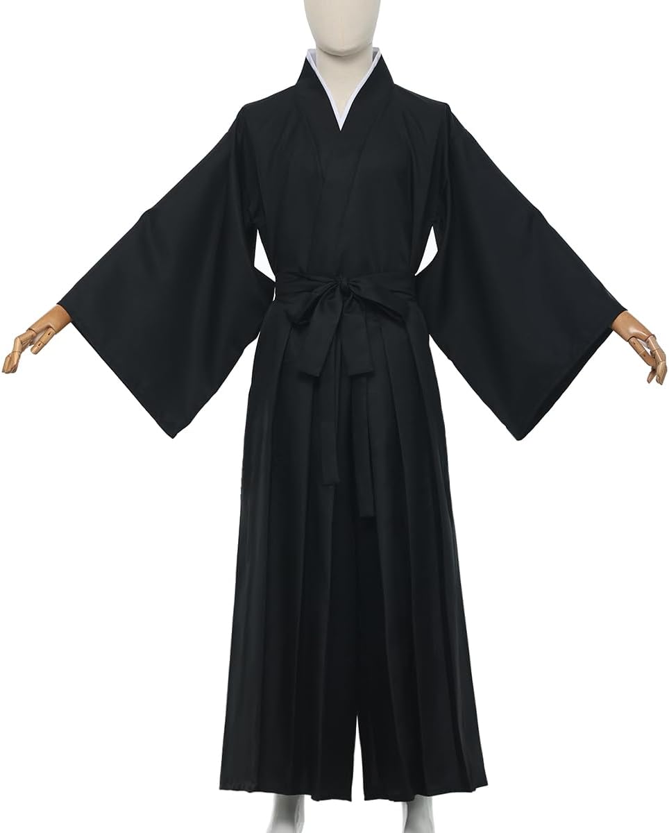Japanese Samurai Hakama Uniform Traditional Aikido Kendo Martial Arts Anime Costume - Image 4