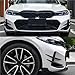 Compatible for BMW 3 Series G20 G21 G28 LCI M Sport 318i 320i 330i M340i 2022-2024+ Front Bumper Side Splitter AirVent Trim Blade(Carbon Fiber Look)