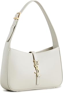 WHAT GOES AROUND COMES AROUND Women's Pre-Loved YSL White Leather Le5 A7 Shoulder Bag