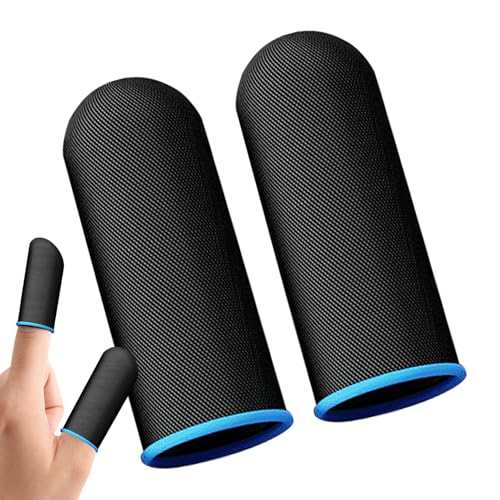 para dedos para juegos móviles, fundas para dedos para juegos | Puños de dedo antisudor de fibra de carbono   portátiles para los dedos para mejorar la sensibilidad de los dedos [video game]
