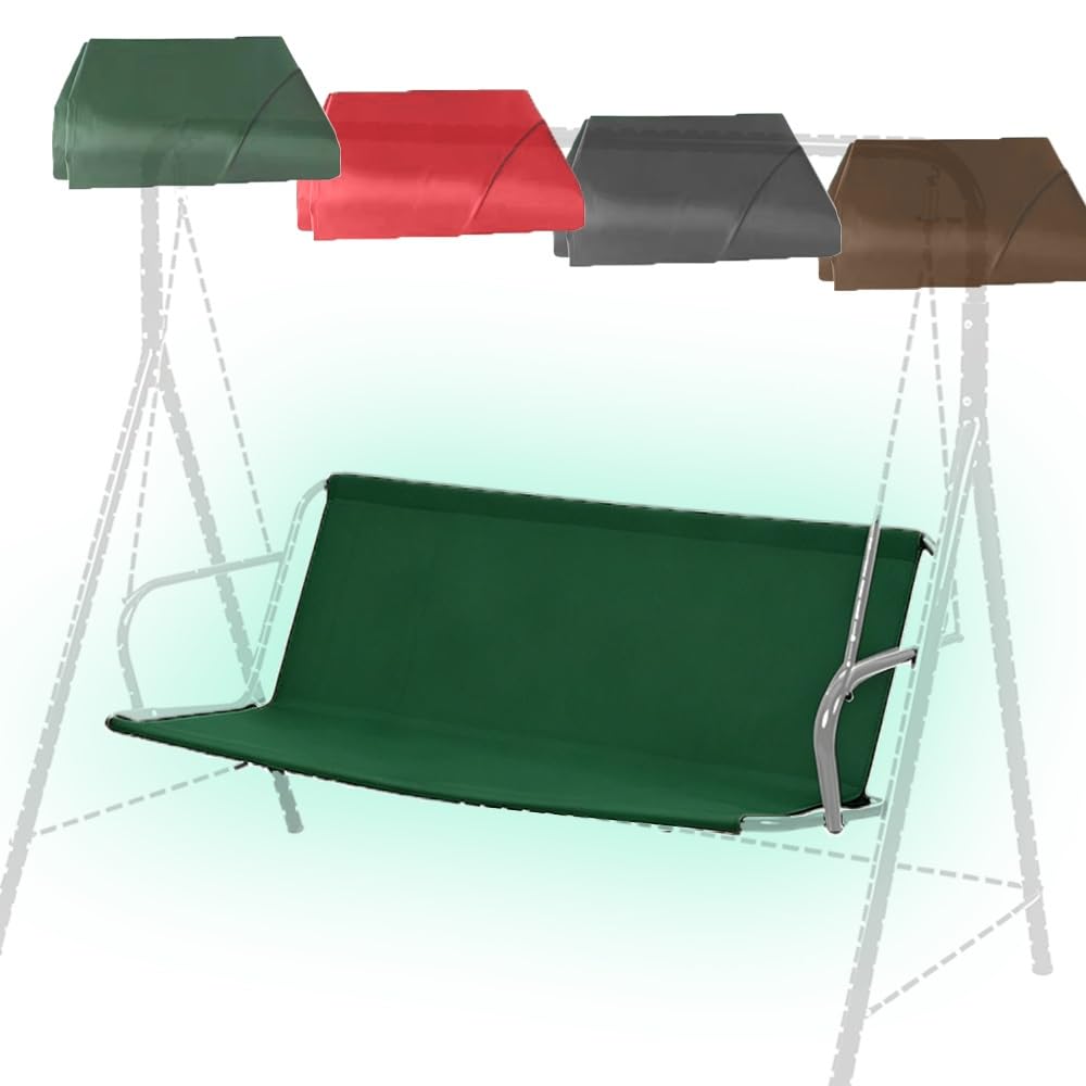 Funda de asiento de columpio rota tela de repuesto Oxford 600D impermeable para silla de patio