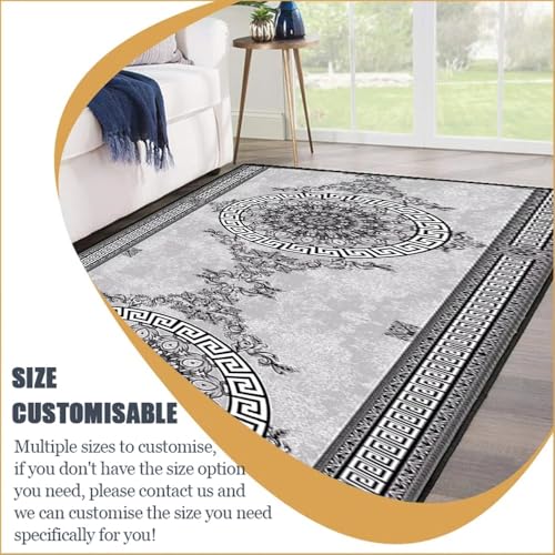 Alfombra de pasillo 110 x 240 cm lavable estrecha resistente a las manchas 6