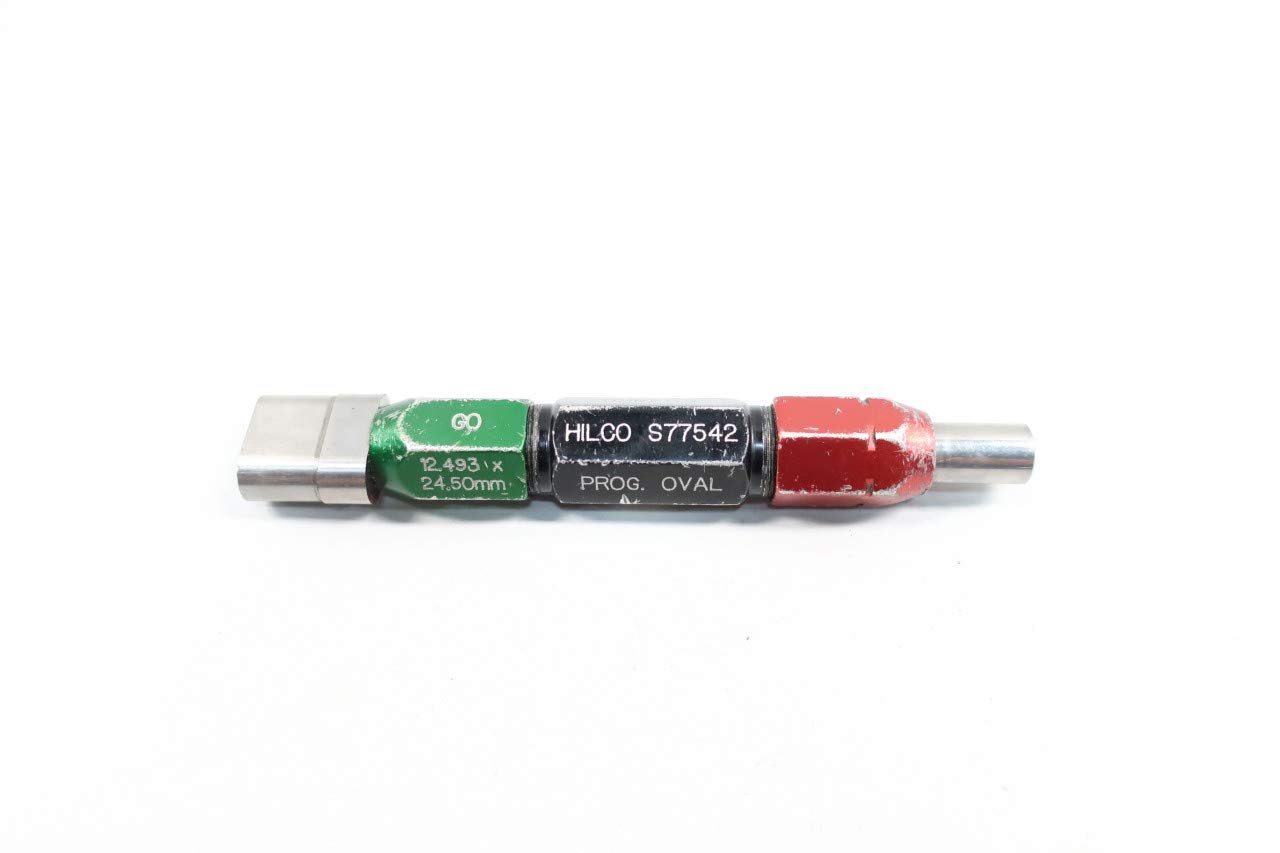 HILCO S77542 Oval Plug GAGE 12.493MM X 24.50MM / 12.493MM X 25.50MM 12.693MM