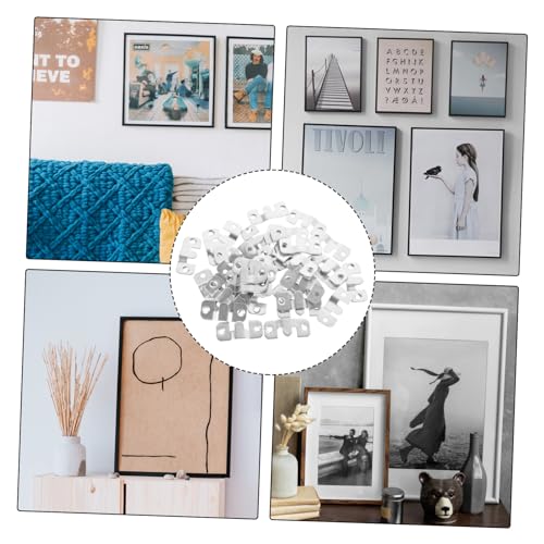Image of Stainless Steel Picture Hanging Strips Frame Hanging Hardware Mounting Tool