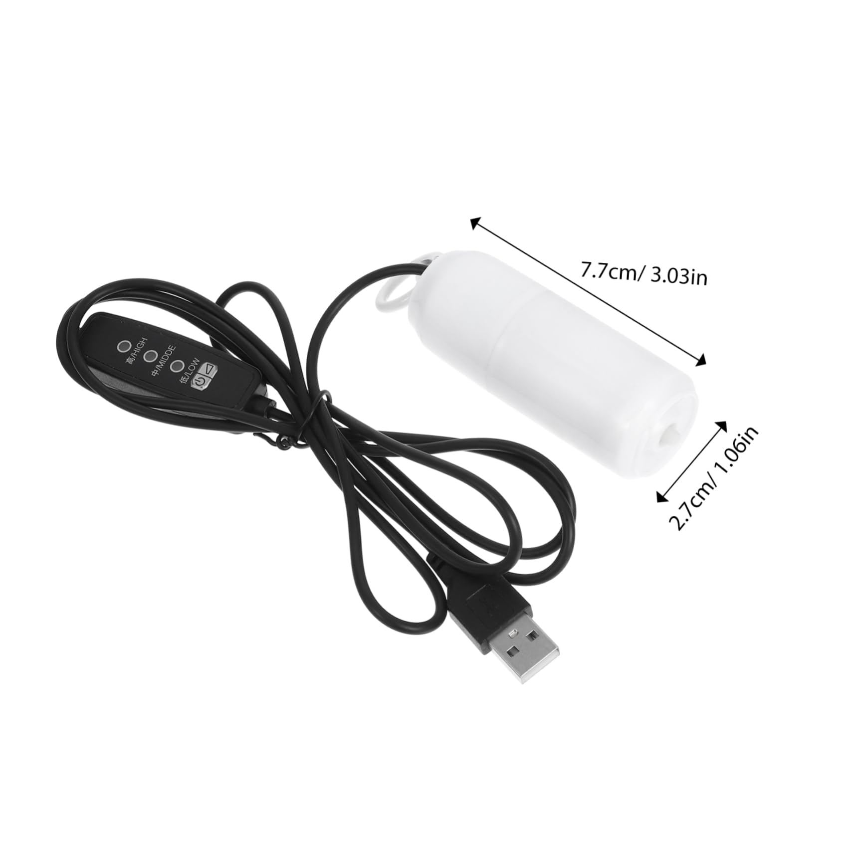 CIYODO USB Mini Air Pump for Fish Tank Portable and Rechargeable Aquarium Quiet Operation Durable Design Enhanced Oxygen Supply for Home and Travel Use