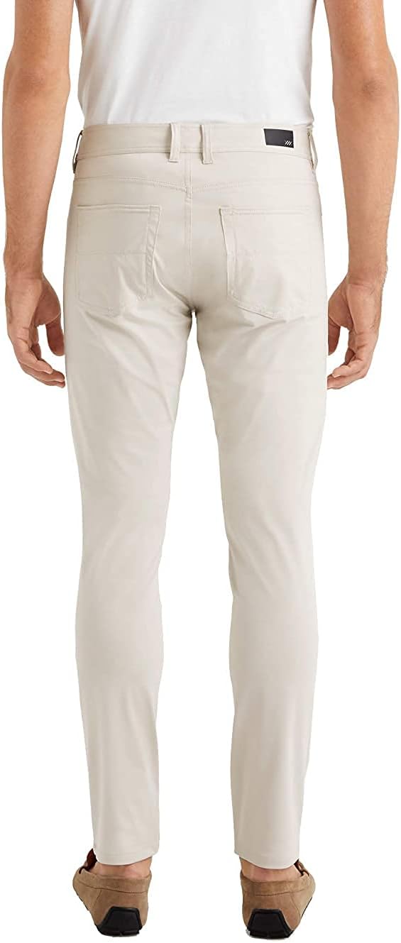 Rhone Men's Commuter Five Pocket Slim Fit Pant, Premium Comfort, Breathable 4-Way Stretch Fabric (Stone, 32W x 33L) - Image 5