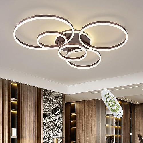 Plafonnier LED géométrique moderne luminaire salon et éclairage suspendu chambre