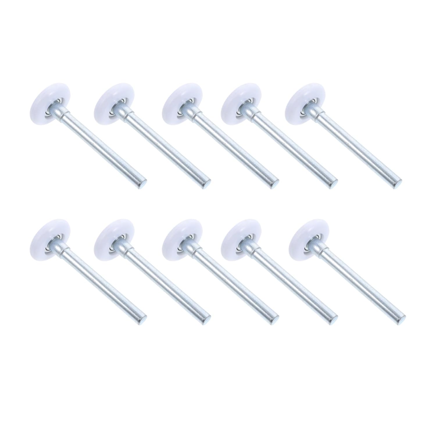 ARTIBETTER 10pcs Heavy Duty Nylon Rollers Guide Wheels for Garage Door Replacement Accessories Easy Installation for Sliding Doors and Furniture Design