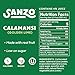 Sanzo Flavored Sparkling Water - Golden Lime Seltzer (Calamansi) - Low Calorie Low Sugar - Craft Asian Drinks - Vegan Gluten Free Carbonated Flavored Water - Fizzy Healthy Drinks - 12oz, 6 Pack