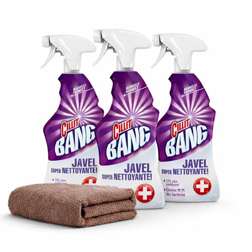 Northern Heights Value 3 Pack – Cillit Bang Bleach & Hygiene 750ml Powerful Bathroom Cleaner Multipack | Household Cleaning Spray (3 x 750ml)