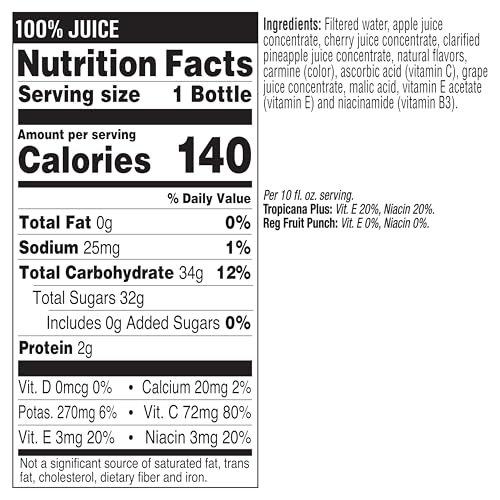 Image of Tropicana Fruit Medley 100% Juice, Single Serve, 24-pack, 10 fl oz bottles