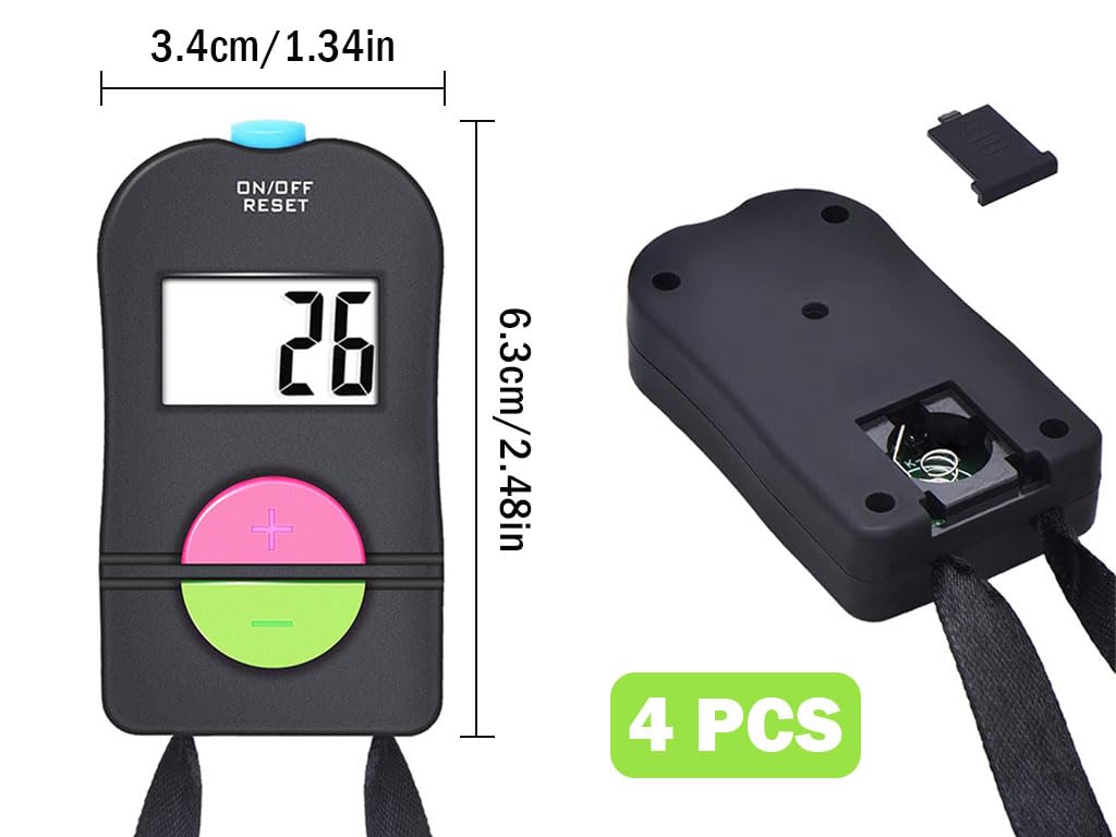 Compteur De Doigts – Compteur De Clicker | Compteurs Jaap | Compteurs De Bagues | Accessry Numérique Portable | Dispositif De Clic Portable Pour Le Golf, Outil De Doigt Réglable Et Réinitialisable