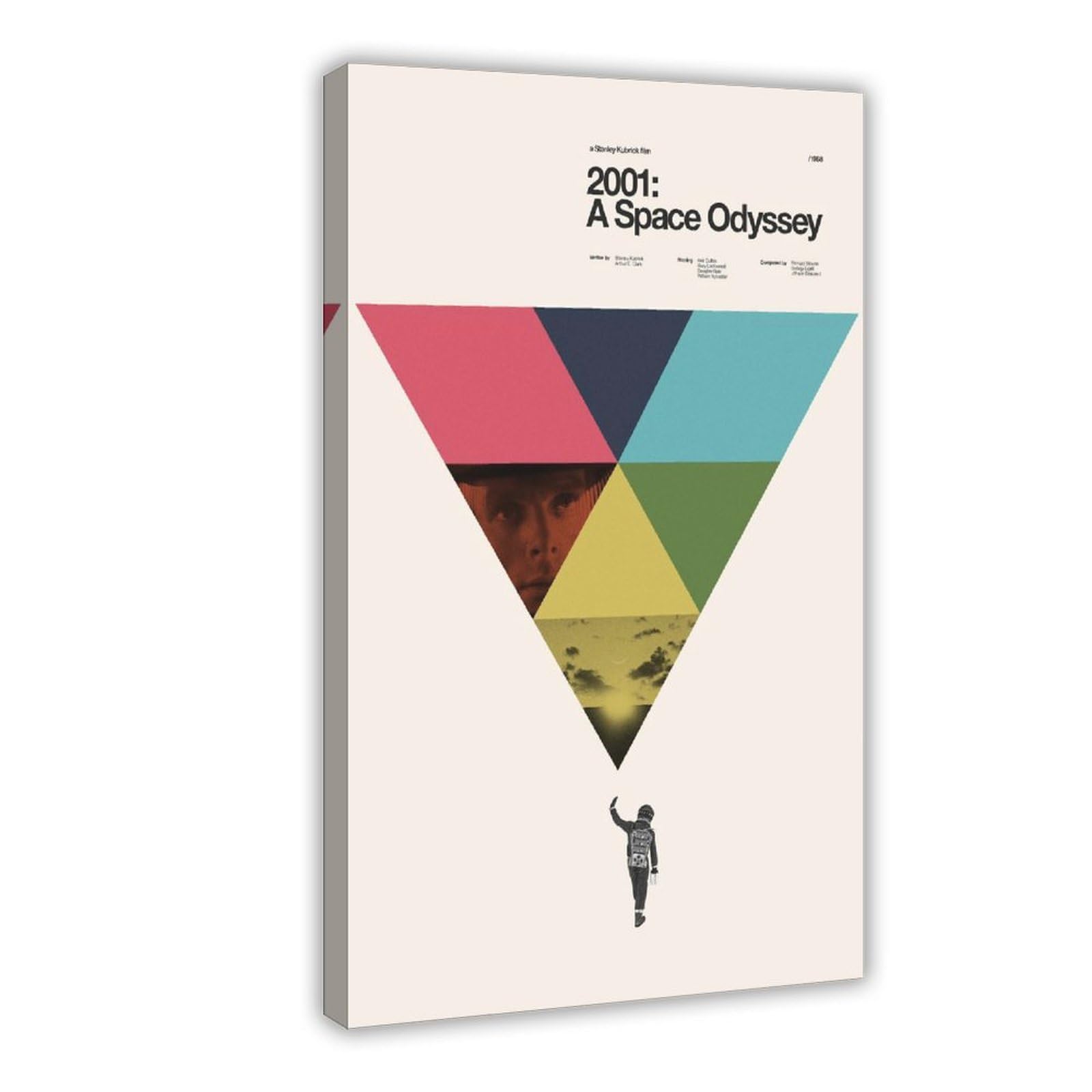 Sfqqe 2001 A Space Odyssey Movie Poster 2001 A Space Odyssey Film Poster Canvas Poster Bedroom Decor Landscape Office Room Decor Gift 24X36inch(60X90cm)