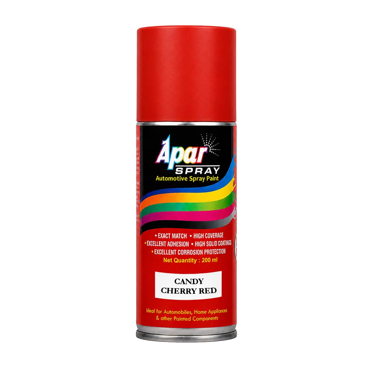 APAR Spray Paint Can CANDY CHERRY/APPLE RED-225 ML (Pack of 1-pcs), For Bicycle, Bike, Cars, Home, Wood, Metal, Furnitures, Art and craft Painting-image-25
