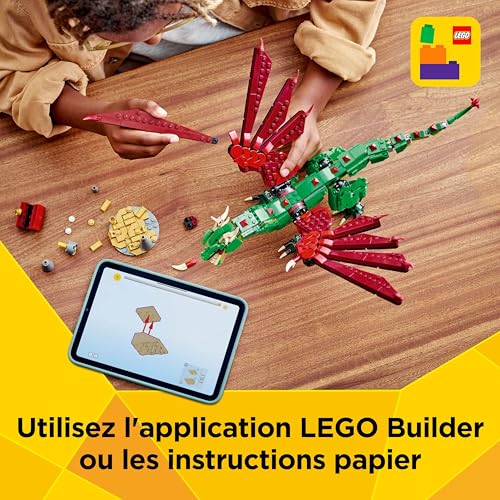 Lego Creator 3 en 1 Le Dragon Médiéval 31161 Lego La Boite - vue 6