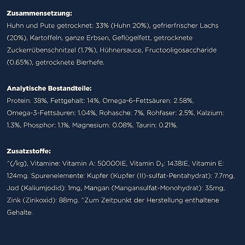 Eukanuba Katzenfutter trocken getreidefrei - Premium Trockenfutter mit viel Lachs für ausgewachsene Katzen, 2kg