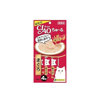 Amazon.co.jp: CIAO (チャオ) ちゅ~る まぐろ 4本 : ペット用品